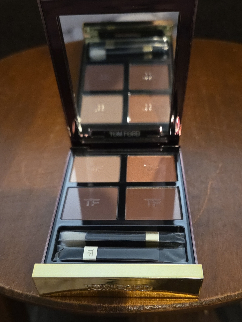 NIB Tom Ford Quad Eyeshadow Palette #31 Sous Le Sable Warm Copper & Browns